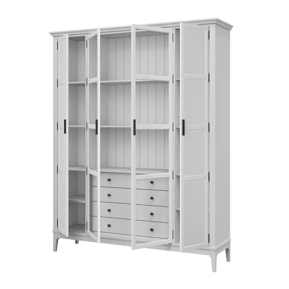 Шкаф для книг «Квадро-С» 422Ф/04 из массива сосны