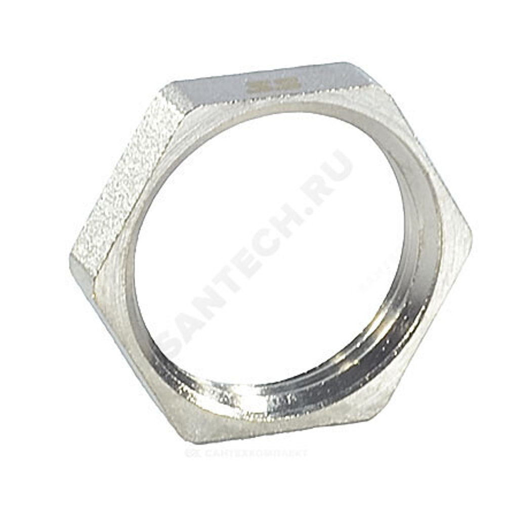 Контргайка латунь никель Ду 50 (2") ВР SantechSystems