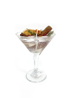 Гелевая свеча в бокале