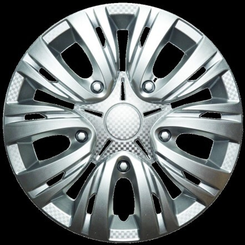 Колпак колеса R15 Лион серебристый (в мешке 4 упак) (LION)