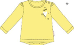 Лонгслив для девочки р.86 Желтый 406-010-191