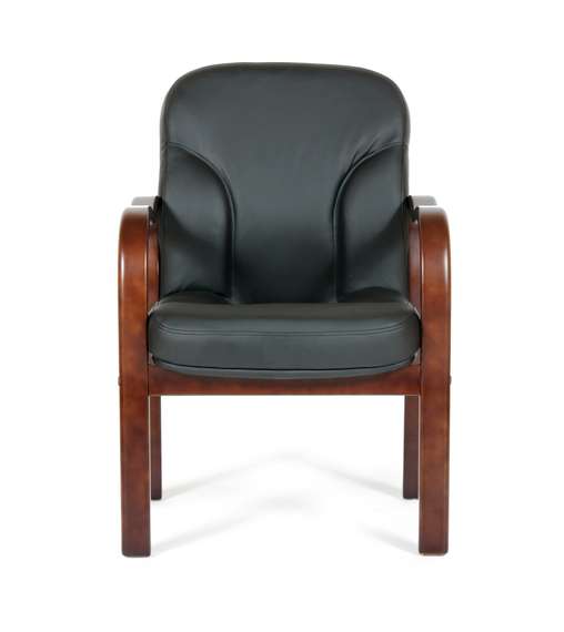 Офисное кресло Chairman 658 Россия нат.кожа/экокожа черная