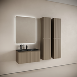 Тумба подвесная Sancos Code 785х453х400, c одним ящиком оснащенным доводчиками, цвет серо- бежевый, арт. CD80GB