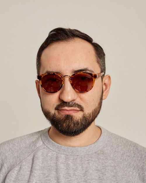 Очки солнцезащитные Moon 7 Tortoise / Gradient brown