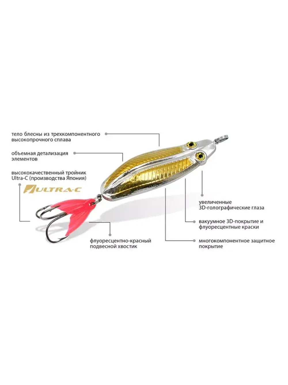 Блесна для рыбалки AQUA ЖУК