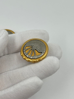 Накладка на пуговицу биколор