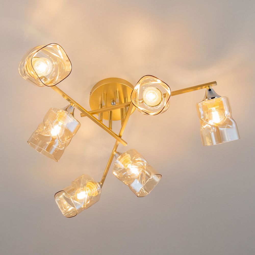 Citilux Клаус CL134162 Люстра потолочная Золото