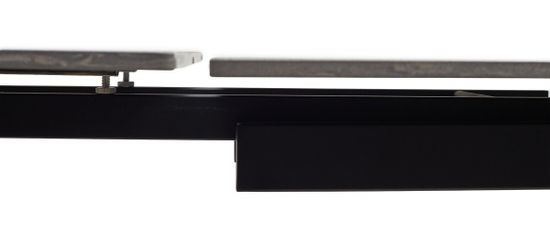 Стол ALES 180 BLACK GRAVE SOLID CERAMIC, керамика / бронзовый