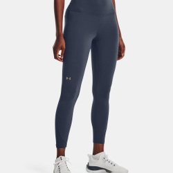 Женские теннисные брюки Under Armour Rush Ankle Tight Women - Grey