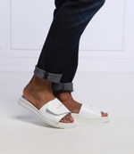 Кожаные шлепанцы cocco Buscemi - белый(BCS22720)