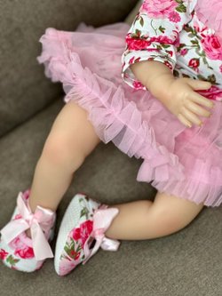 Кукла Реборн мягконабивная 55см в пакете (FA-184)