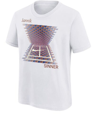 Мужская теннисная футболка Nike Court Tennis Jannik Sinner - white