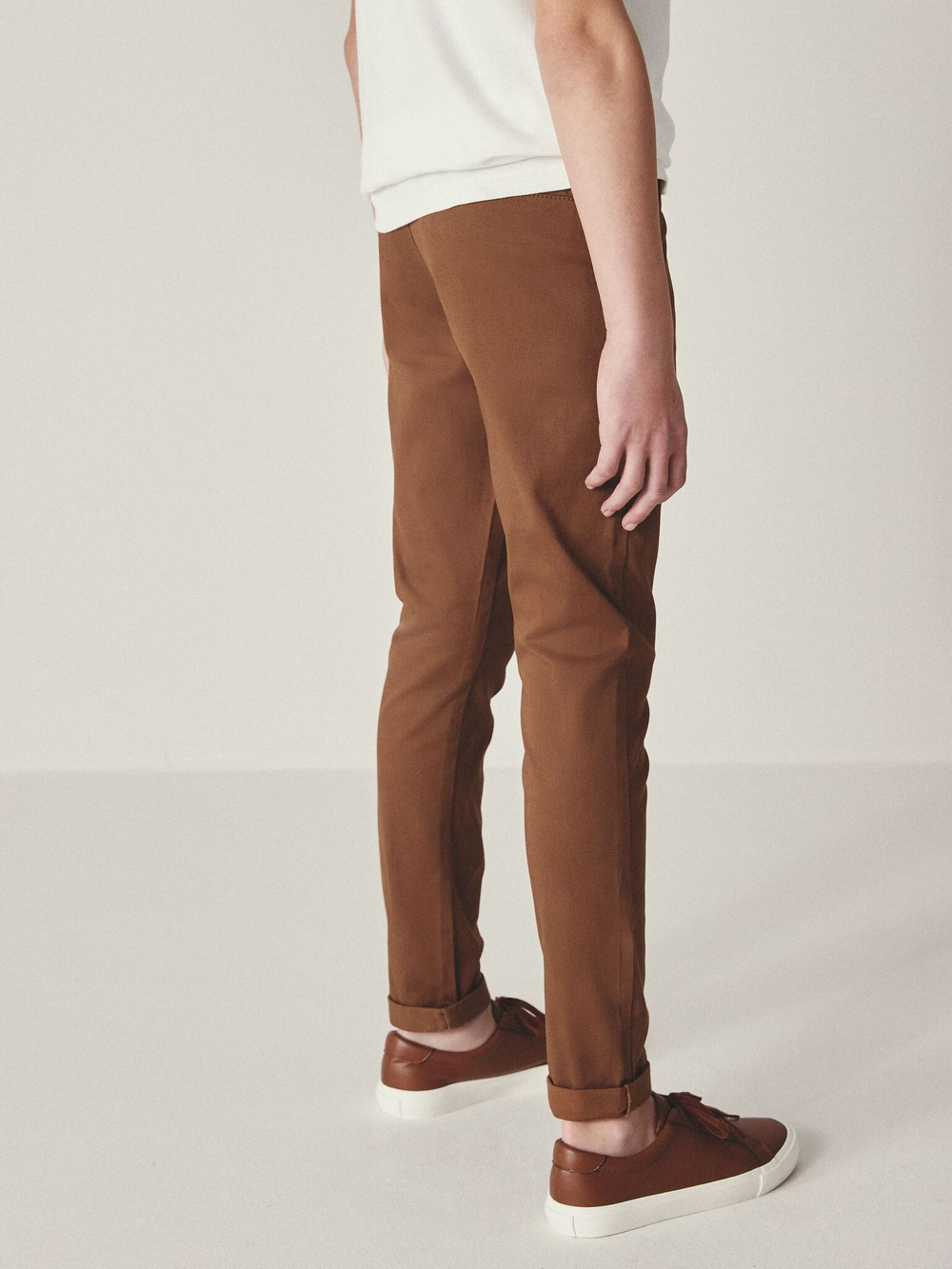 Брюки чинос для мальчика Next A99-173, Кирпичный