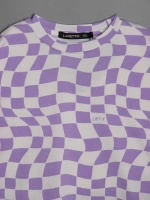 Костюм для девочки летний в клетку