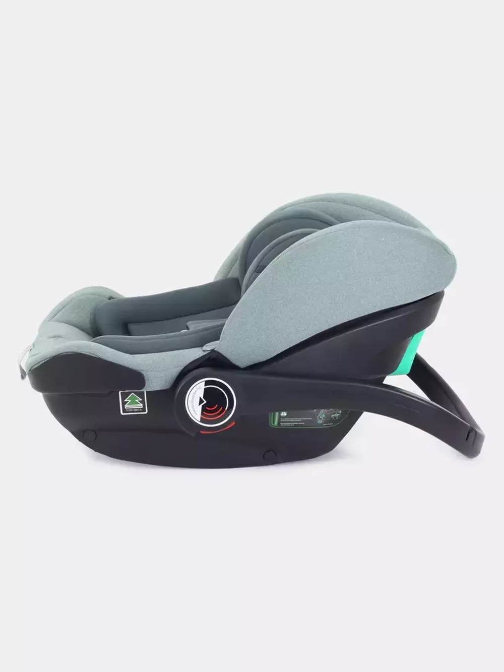 Автокресло RANT AY328 Pro "CARRY" Active Line (Green) группа 0+  (0-13 кг)