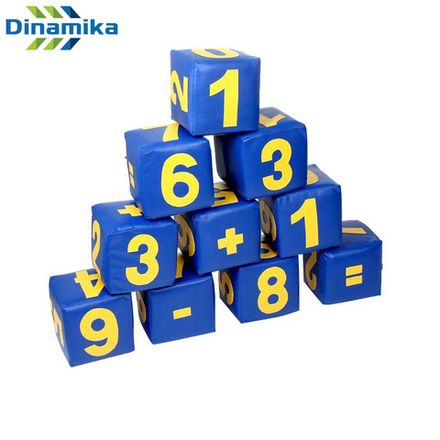 Набор мягких модулей Цифры 200х200х200 (10 элементов)