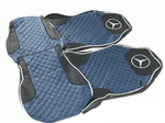 Чехлы Премиум стеганные кожаные MERCEDES MP2/MP3 2004-2013 MR41