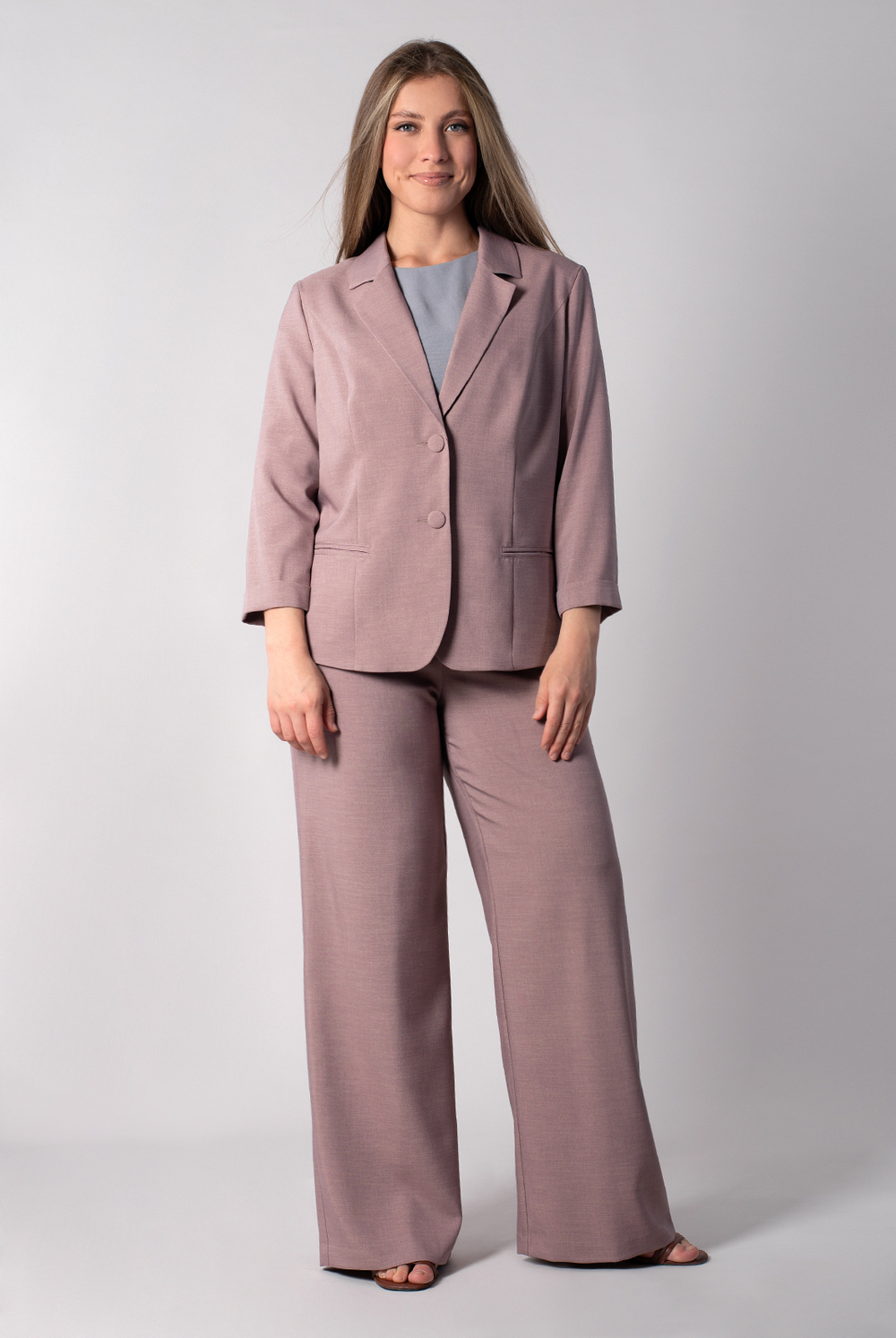 Брюки женские 3393ВЕ, какао #479Как023393ВЕ