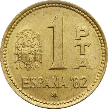 1 песета 1980 Испания Чемпионат мира FIFA '82