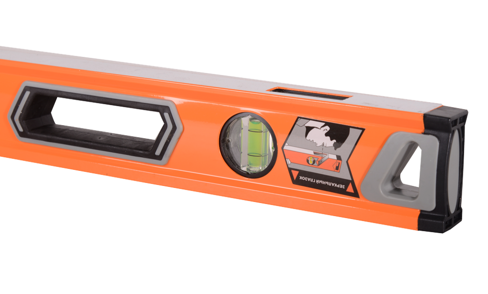 Уровень алюминиевый «Усиленный» 800мм 3 глазка фрезерованный Вихрь