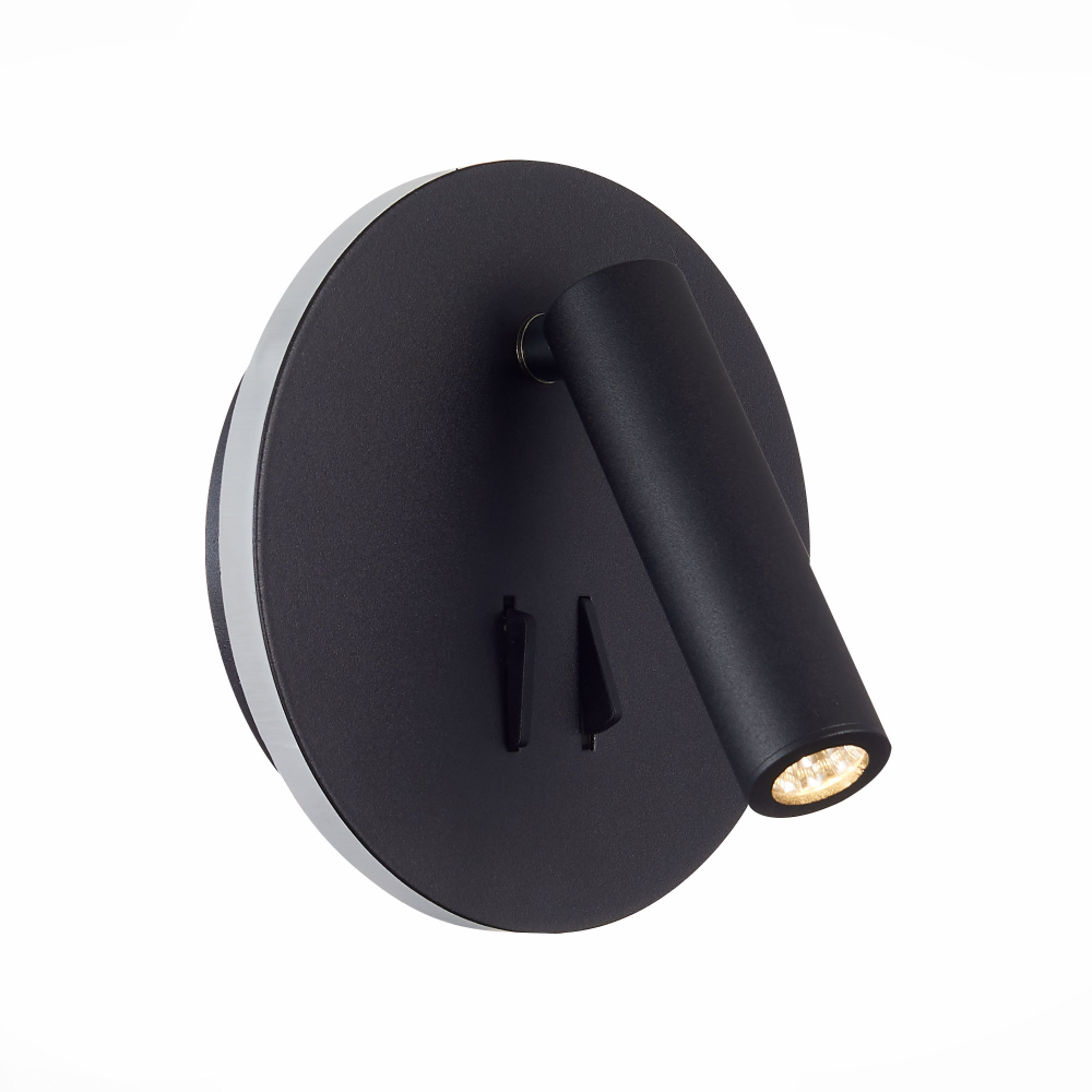 SL1586.413.01 Светильник настенный Черный LED 1*8W 3000K 624Lm Ra&gt;80 24° IP20 L-xW155xH155 170-240V Настенные светильники