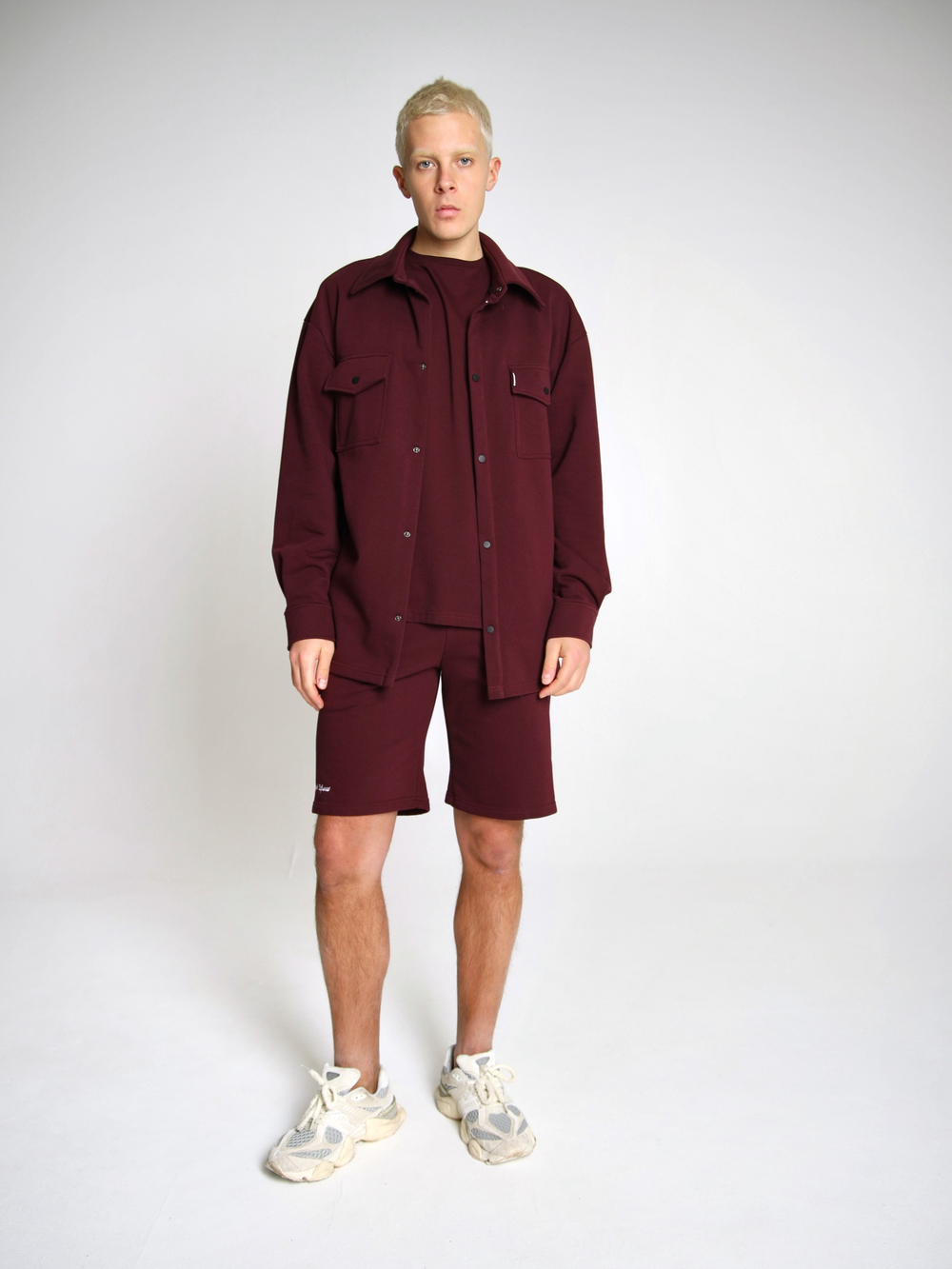 Рубашка трикотажная Город Горький бордо бордовая красная