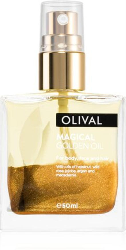 Olival Magical - многофункциональное сухое масло с блестками для лица, тела и волос /   50  ml  / GTIN 3859892751579