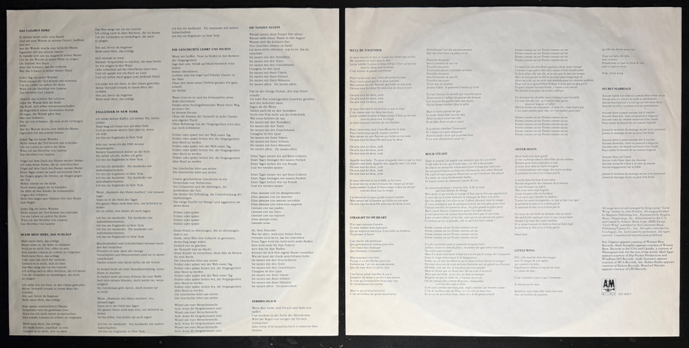 Sting - Nothing Like The Sun 2LP (Германия 1987г.)