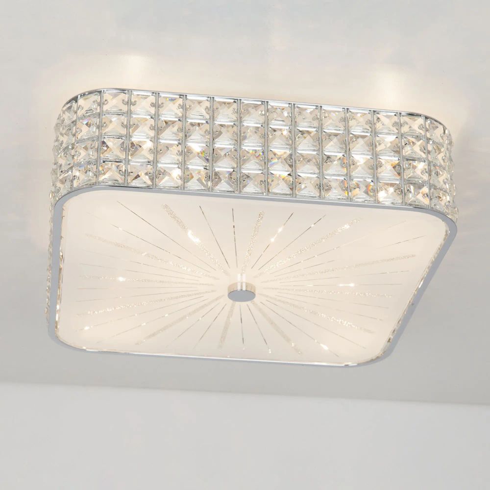 Citilux Портал CL324261 Люстра хрустальная Хром