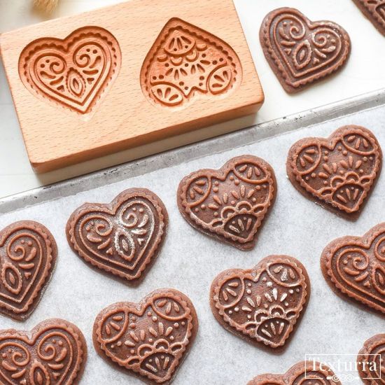 пряничная доска в форме сердце