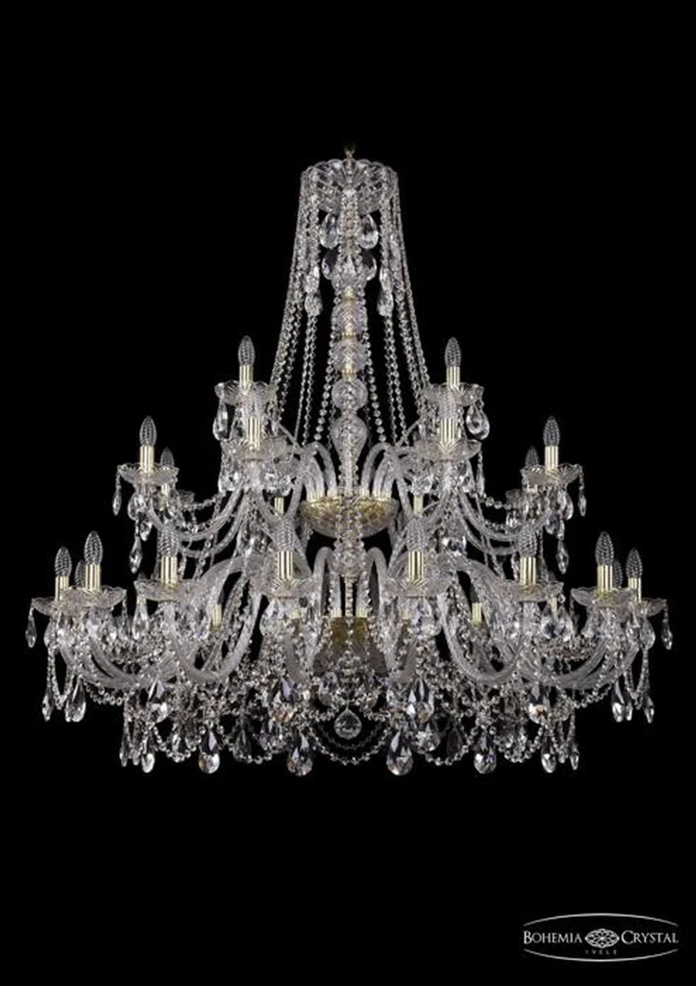 Подвесная люстра Bohemia Ivele 1411/16+8+4/460/2d/G