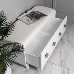 Банкетка Heri 2 Айс Белый