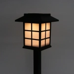 Фонарь садовый «Винтаж» 19,5*13,5 см (h-40 см), на солнечной батарее (свечение теплый белый) 9 LED