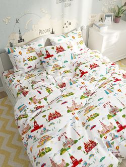 Простынь Сказка "Москва" 150х215 см, поплин