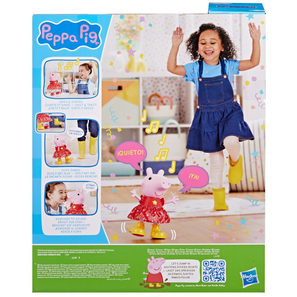 Hasbro Świnka Peppa - Болотистые лужи Peppy Кукла для вечеринок с музыкой F8873