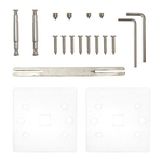 РУЧКИ ДВЕРНЫЕ CODE DECO SLIM H-30111-A-WM/W