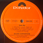 Silver Convention ‎– Save Me (Скандинавия 1975г.)