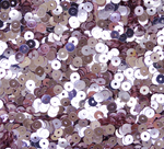 ПЛ010НН4 Пайетки круглые плоские, цвет: светло-лавандовый металлик, 4 мм, 10 грамм