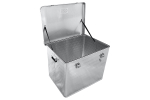 Ящик алюминиевый усиленный с замком 782х585х622 мм (ДхШхВ)