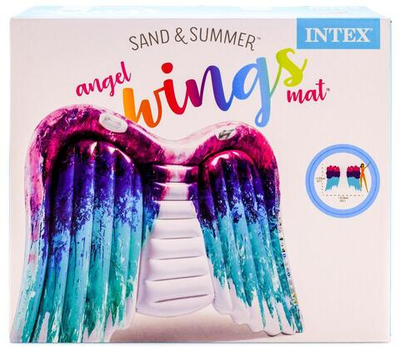 Плот для плавания 216*155*20см, Ангельские крылья 58786 (Intex)