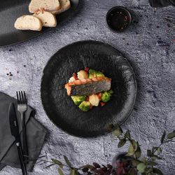 Тарелка d 26 см Uneven Side Black Raw Stellar P.L. Proff Cuisine [3]