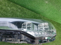 Битая Фара левая KIA Quoris (2012-2014) LED