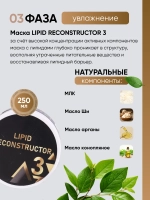 Восстанавливающая маска LIPID RECONSTRUCTOR 3 для волос, 250 мл