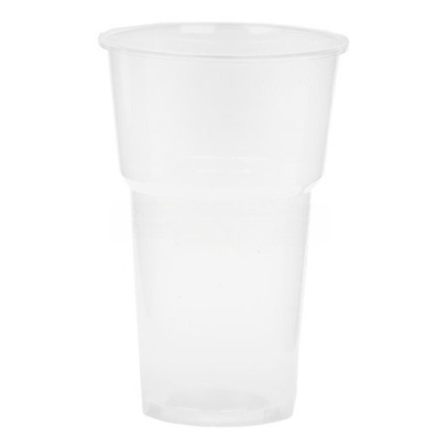 Стакан 330 мл одноразовый Факел (прозрачный) Уфа (50/1500 шт.)