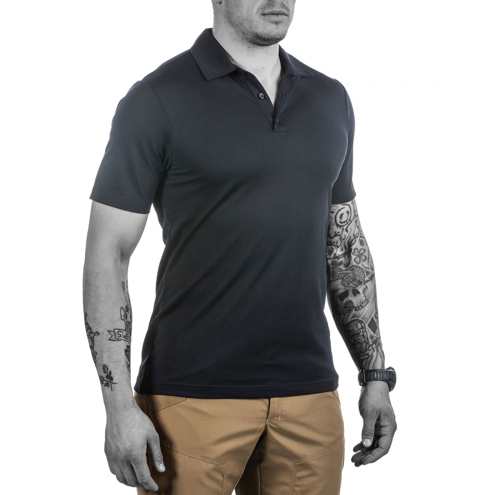 UF PRO URBAN POLO SHIRT - Black