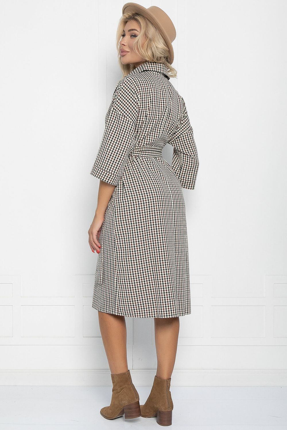 Платье Кэсси (клетка) П11219 LT Collection