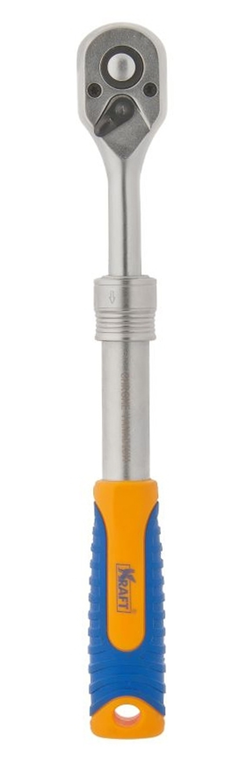 Ключ трещоточный 1/2" Kraft (305-445мм) телескопический