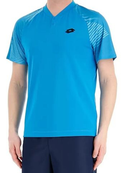 Мужское теннисное поло Lotto Paddle Polo - blue ego