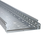 Лоток перфорированный 50x50х6000, 1,5 мм, цинк-ламельный