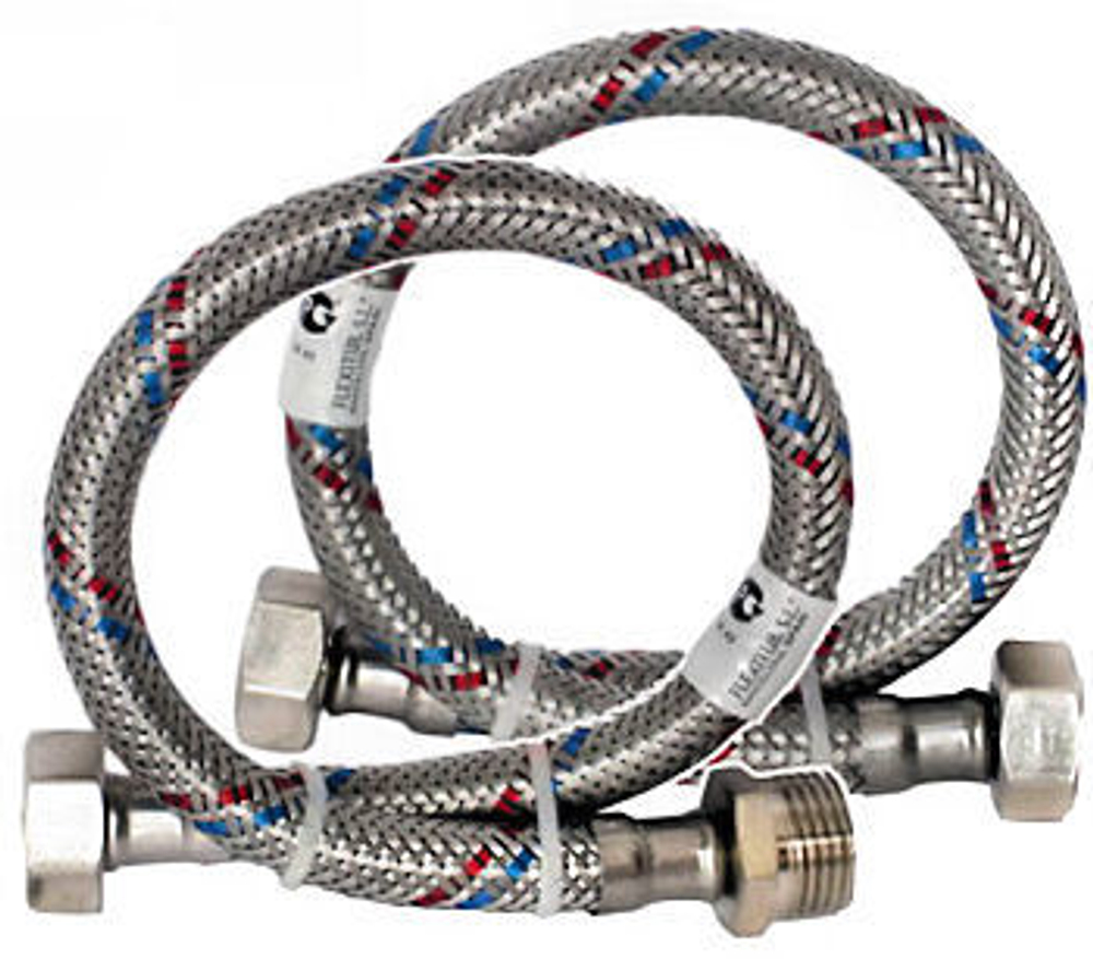 Подводка гибкая для воды Г/Г 1/2" 120см NS,MP-У